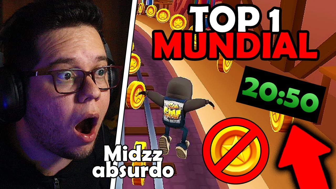 RECORDE MUNDIAL de 12 MINUTOS de NO COIN no Subway Surfers 